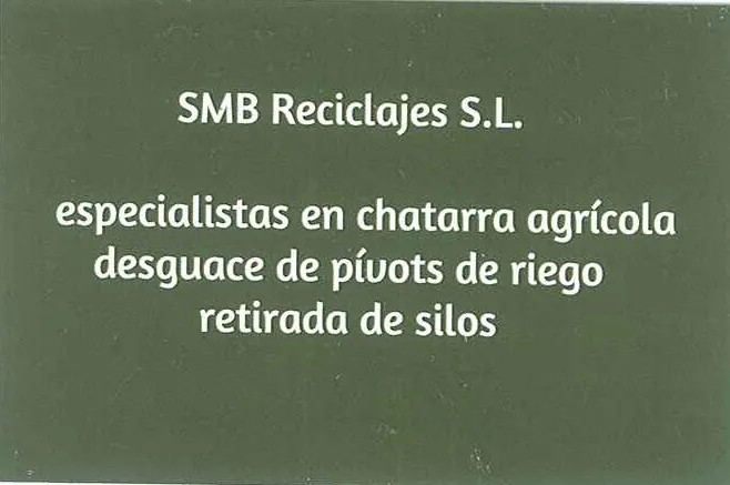 SMB Reciclajes SL - Lleida