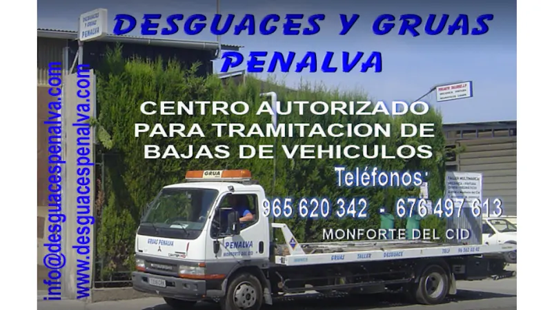 Desguaces y Gruas Penalva en Monforte del Cid, Alicante - Desguace en Novelda - foto 2