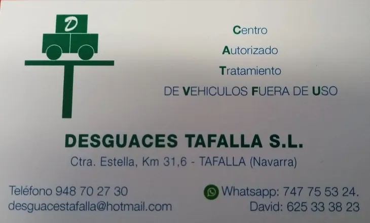DESGUACES TAFALLA, S.L. - Desguace en Tafalla - foto 2