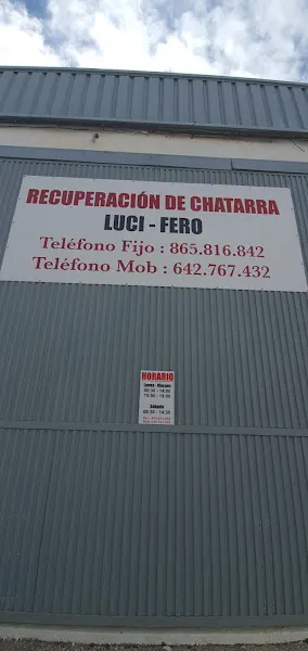 Recuperación de chatarra Luci-Fero - Altea