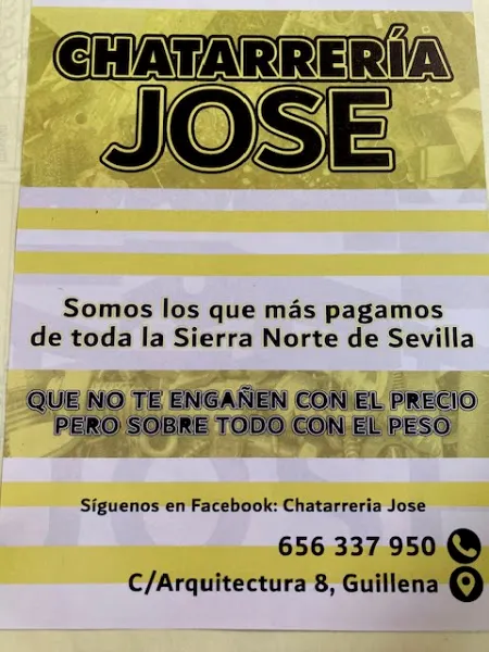 Chatarrería Jose - Chatarrero en Alcalá del Río - foto 2