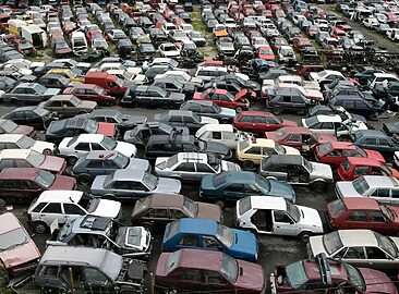 Car scrap, scrap metal, recycling